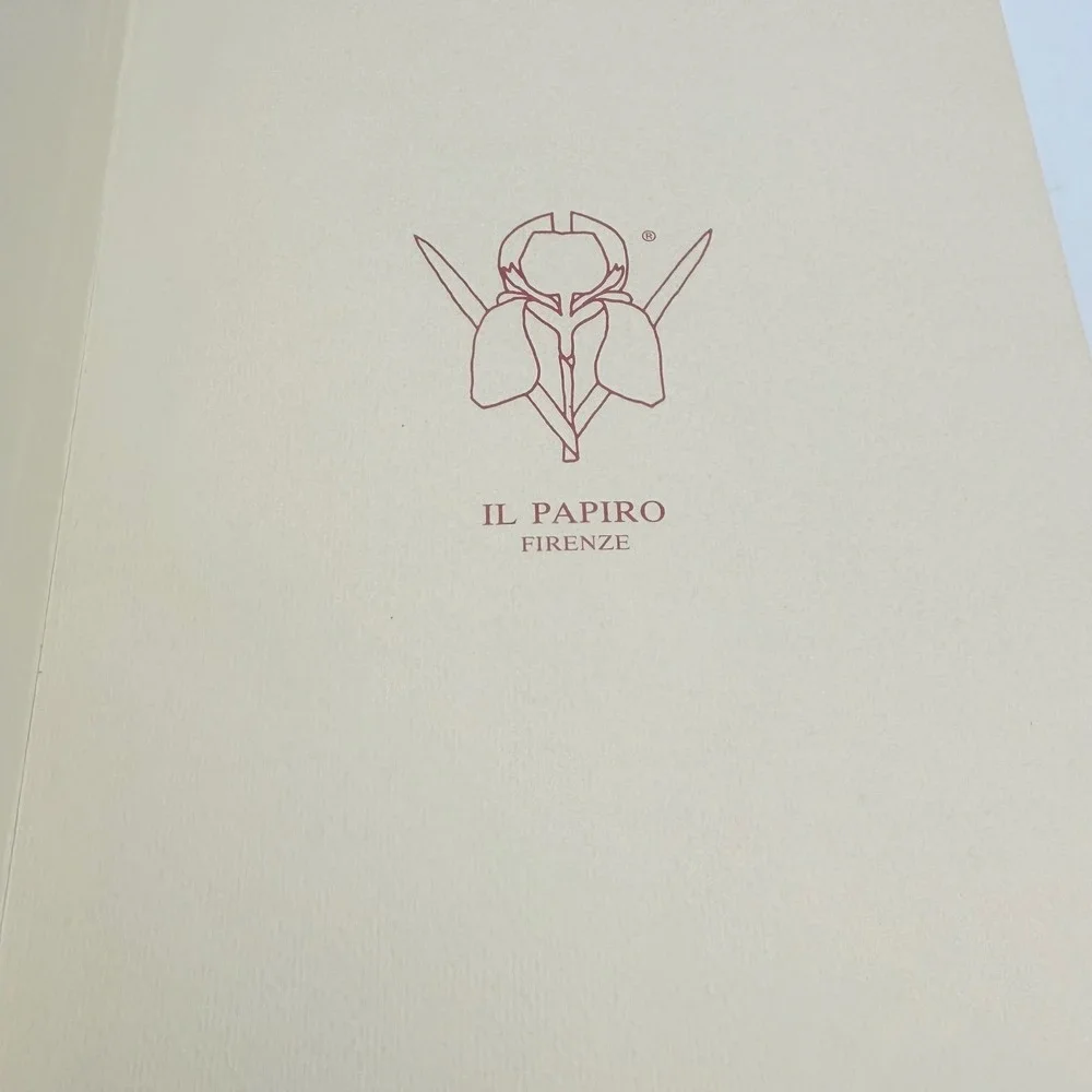 Il Papiro Firenze Leather Marbled Paper Books Set 1989 Agendas Italy